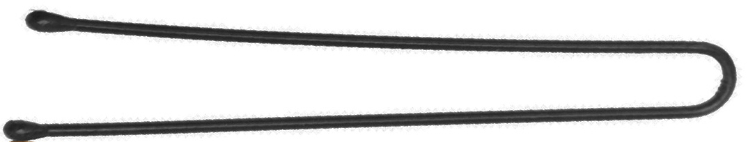 Шпильки  прямые, черные, 60 мм, 60 шт.